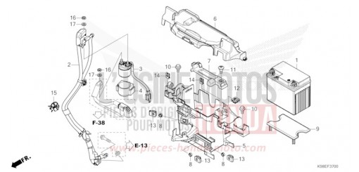 BATTERIE CBF125NAM de 2021